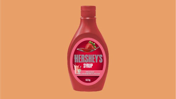 HERSHEY'S Strawberry Syrup
